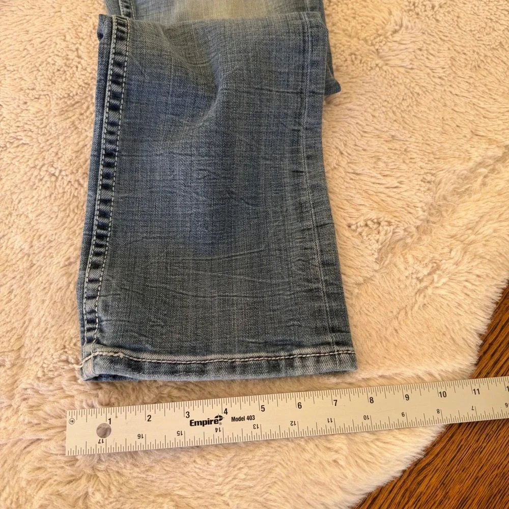 Western BKE Aiden Bootcut Jeans Womens 27x30‎ Medium Wash Distressed Denim